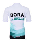 BONAVELO Kurzarm Radtrikot und Shorts - BORA 2021 KIDS - Weiß/Grün/Schwarz