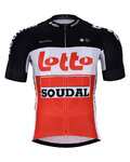 BONAVELO Kurzarm Radtrikot und Shorts - LOTTO SOUDAL 2022 - Rot/Weiß/Schwarz