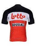 BONAVELO Kurzarm Radtrikot und Shorts - LOTTO SOUDAL 2022 - Rot/Weiß/Schwarz
