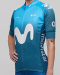 BONAVELO Kurzarm Fahrradtrikot - MOVISTAR 2021 - Blau