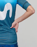BONAVELO Kurzarm Fahrradtrikot - MOVISTAR 2021 - Blau