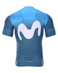 BONAVELO Kurzarm Radtrikot und Shorts - MOVISTAR 2021 - Weiß/Blau