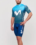 BONAVELO Kurzarm Fahrradtrikot - MOVISTAR 2021 - Blau