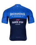 BONAVELO Kurzarm Radtrikot und Shorts - QUICKSTEP 2021 - Weiß/Blau