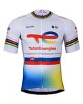 BONAVELO Kurzarm Radtrikot und Shorts - TOTAL ENERGIES 2024 - Schwarz/Gelb/Weiß/Blau