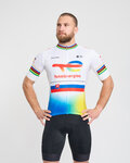 BONAVELO Kurzarm Fahrradtrikot - TOTAL ENERGIES 2024 - Weiß/Gelb/Rot/Blau
