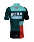 BONAVELO Kurzarm Radtrikot und Shorts - BORA 2022 KIDS - Grün/Weiß/Schwarz