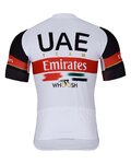 BONAVELO Kurzarm Radtrikot und Shorts - UAE 2022 - Weiß/Schwarz