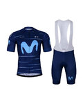 BONAVELO Kurzarm Radtrikot und Shorts - MOVISTAR 2022 - Blau/Weiß