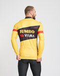 BONAVELO Langarm Fahrradtrikot für den Winter - JUMBO-VISMA 2025 WNT - Gelb/Schwarz