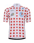 BONAVELO Kurzarm Radtrikot und Shorts - TOUR DE FRANCE 2025 - Schwarz/Weiß/Rot