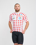 BONAVELO Kurzarm Fahrradtrikot - TOUR DE FRANCE 2026 - Rot/Weiß