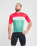 BONAVELO Kurzarm Fahrradtrikot - HUNGARY - Weiß/Rot/Grün