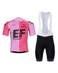 BONAVELO Kurzarm Radtrikot und Shorts - EDUCATION-EASYPOST24 - Schwarz/Rosa