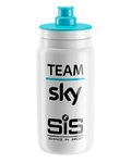 Fahrrad-Wasserflasche - TEAM SKY 2018 550 ml - Weiß/Hellblau