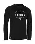 ROCDAY Langarm Fahrradtrikot für den Sommer - PATROL - Schwarz