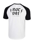 ROCDAY Kurzarm Fahrradtrikot - PARK - Weiß/Schwarz