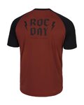 ROCDAY Kurzarm Fahrradtrikot - PARK - Rot/Schwarz