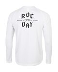 ROCDAY Langarm Fahrradtrikot für den Sommer - PARK LONG - Weiß