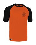 ROCDAY Kurzarm Fahrradtrikot - GRAVEL - Schwarz/Orange