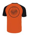 ROCDAY Kurzarm Fahrradtrikot - GRAVEL - Schwarz/Orange