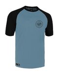 ROCDAY Kurzarm Fahrradtrikot - GRAVEL - Schwarz/Blau