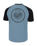 ROCDAY Kurzarm Fahrradtrikot - GRAVEL - Schwarz/Blau