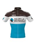 ROSTI Kurzarm Fahrradtrikot - AG2R 2020 - Blau/Braun/Weiß