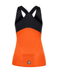 SANTINI Ärmelloses Fahrradtrikot - SCIA LADY - Orange/Schwarz