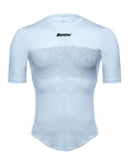 SANTINI Kurzarm Fahrrad-Shirt - AIRY - Grau
