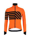 SANTINI Fahrrad-Thermojacke - SVOLTA - Schwarz/Orange