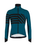 SANTINI Fahrrad-Thermojacke - SVOLTA - Blau/Schwarz