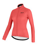 SANTINI Langarm Fahrradtrikot für den Winter - COLORE LADY WINTER - Rosa
