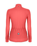 SANTINI Langarm Fahrradtrikot für den Winter - COLORE LADY WINTER - Rosa