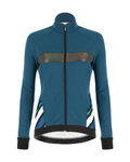 SANTINI Fahrrad-Thermojacke - CORAL RAGGIO LADY - Blau