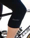 SANTINI 3/4 lange Fahrradhose mit Träger  - ADAPT 3/4 WINTER - Schwarz