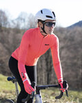 SANTINI Langarm Fahrradtrikot für den Winter - COLORE LADY WINTER - Rosa