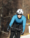 SANTINI Langarm Fahrradtrikot für den Winter - COLORE LADY WINTER - Blau