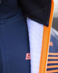SANTINI Fahrrad-Thermojacke - COLORE - Blau/Orange