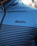 SANTINI Fahrrad-Thermojacke - COLORE - Blau