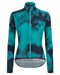 SANTINI Winddichte Fahrradjacke - NEBULA STORM LADY - Hellblau