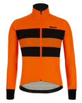 SANTINI Fahrrad-Thermojacke - COLORE BENGAL WINTER - Orange