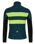 SANTINI Fahrradjacke und Hose für den Winter - COLORE BENGAL WINTER - Blau/Schwarz