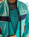 SANTINI Fahrrad-Thermojacke - CORAL BENGAL LADY - Türkis