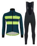 SANTINI Fahrradjacke und Hose für den Winter - COLORE BENGAL WINTER - Blau/Schwarz