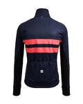 SANTINI Fahrradjacke und Hose für den Winter - COLORE HALO + LAVA - Blau/Schwarz