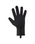 SANTINI Langfinger-Fahrradhandschuhe - SHIELD NEOPRENE - Schwarz