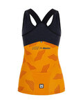 SANTINI Ärmelloses Fahrradtrikot - SCIA DUNE LADY - Orange/Schwarz