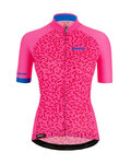 SANTINI Kurzarm Fahrradtrikot - TONO CHROMOSOME LADY - Schwarz/Rosa