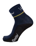 SANTINI Klassische Fahrradsocken - LA VUELTA 2018 - Rot/Gelb/Schwarz